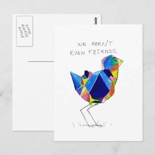 Passief agressief Briefkaart (Voorkant / Achterkant)