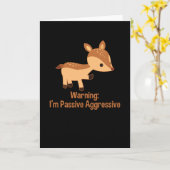 Passief agressief kaart (Gele Bloem)