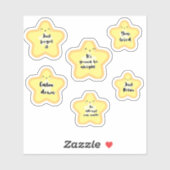 passief-agressieve gouden ster sticker (Vel)