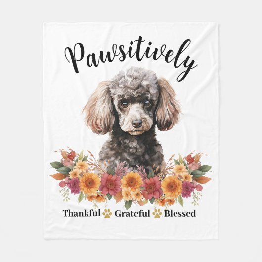 Passief dankbaar dankbare gezegende Schattigee hon Fleece Deken (Voorkant)