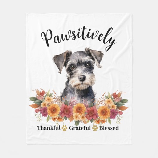 Passief dankbaar dankbare gezegende Schattigee hon Fleece Deken (Voorkant)