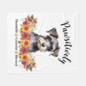 Passief dankbaar dankbare gezegende Schattigee hon Fleece Deken (Voorkant (Horizontaal))