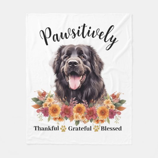 Passief dankbaar dankbare gezegende Schattigee hon Fleece Deken (Voorkant)