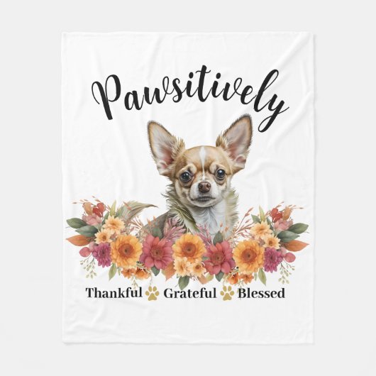 Passief dankbaar dankbare gezegende Schattigee hon Fleece Deken (Voorkant)