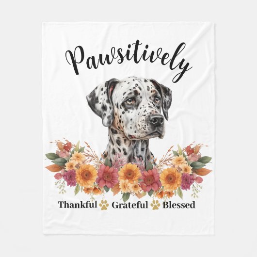 Passief dankbaar dankbare gezegende Schattigee hon Fleece Deken (Voorkant)