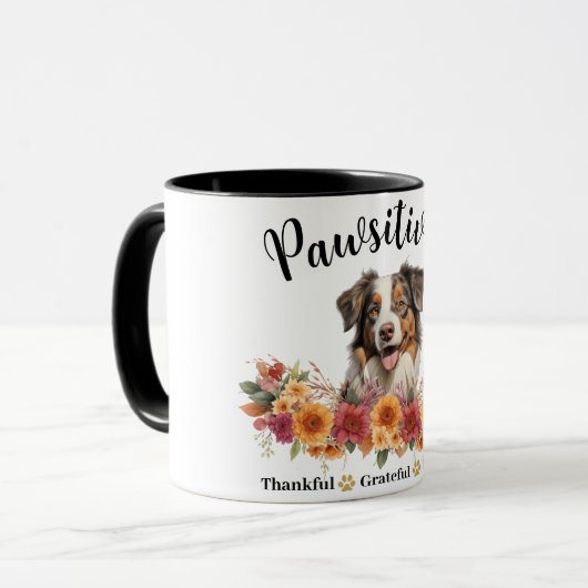 Passief dankbaar dankbare gezegende Schattigee hon Mok (Voorkant links)