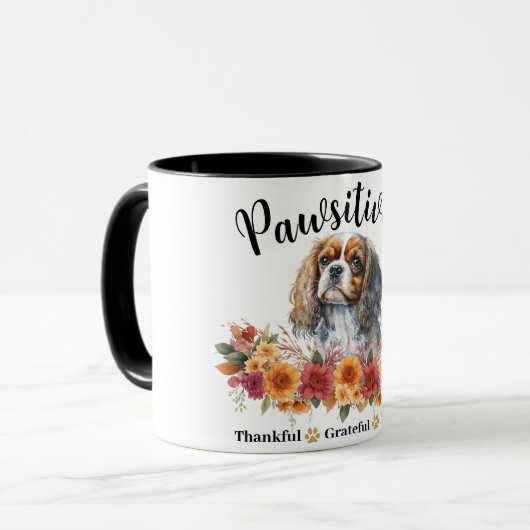 Passief dankbaar dankbare gezegende Schattigee hon Mok (Voorkant links)