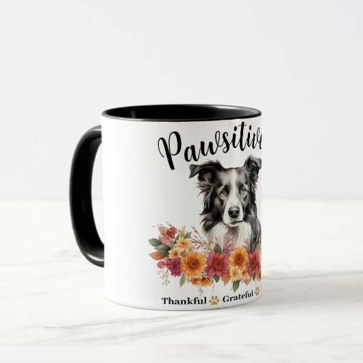 Passief dankbaar dankbare gezegende Schattigee hon Mok (Voorkant links)