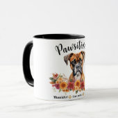 Passief dankbaar dankbare gezegende Schattigee hon Mok (Voorkant links)