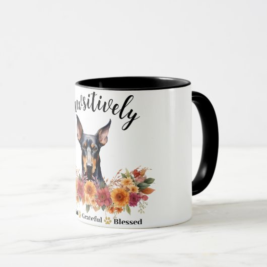 Passief dankbaar dankbare gezegende Schattigee hon Mok (Voorkant rechts)