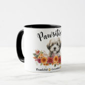 Passief dankbaar dankbare gezegende Schattigee hon Mok (Voorkant links)