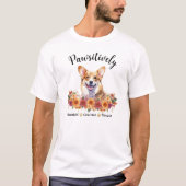 Passief dankbaar dankbare gezegende Schattigee hon T-shirt (Voorkant)