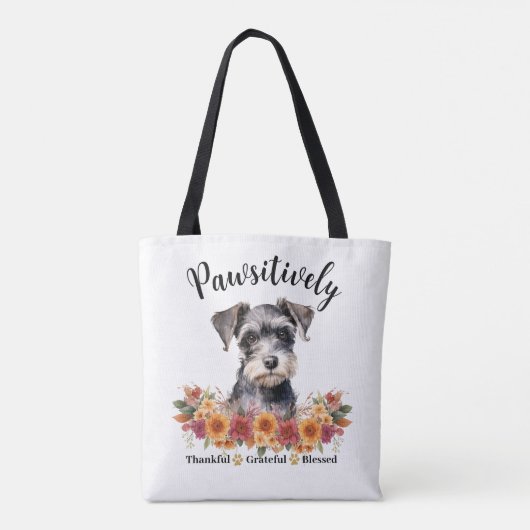 Passief dankbaar dankbare gezegende Schattigee hon Tote Bag (Achterkant)