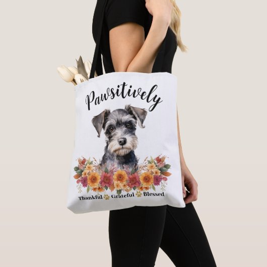Passief dankbaar dankbare gezegende Schattigee hon Tote Bag (Dichtbij)