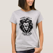 passief en onbevreesd t-shirt (Voorkant)