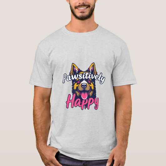 Passief Gelukkig T-shirt (Voorkant)