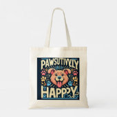 Passief Gelukkig Tote Bag (Achterkant)