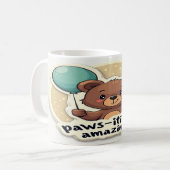 Passief geweldig - Fun Animal Quote Design Koffiemok (Voorkant links)