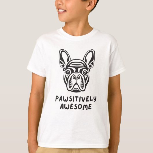 Passief Geweldige buldog T-shirt (Voorkant)