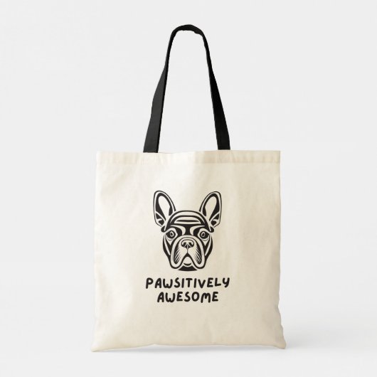 Passief Geweldige buldog Tote Bag (Achterkant)