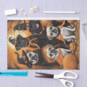 Passief griezelig: een Halloween Puggle Decoupage Tissuepapier (Craft)