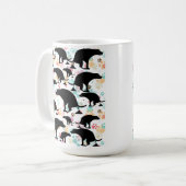 Passief Hilarisch Pooping Dog Coffee Mok (Voorkant links)