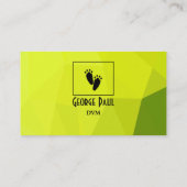 Passief ingepland: uw aankomende dierenarts afsprakenkaartje (Achterkant)