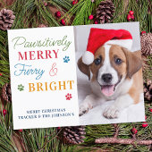 Passief Merry Furry & Bright Custom Pet Foto Briefkaart