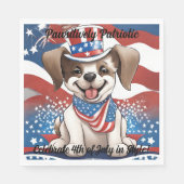 Passief Patriottische papieren servetten (Voorkant)