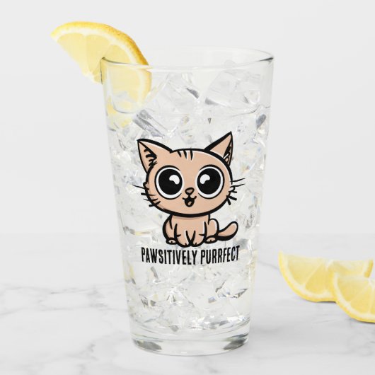 Passief perfect, mooi mangakitten glas (Voorkant ijs)