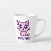 Passief perfect, mooi mangakitten latte mok (Rechts)
