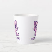 Passief perfect, mooi mangakitten latte mok (Voorkant)