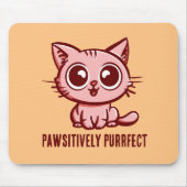 Passief perfect, mooi mangakitten muismat (Voorkant)