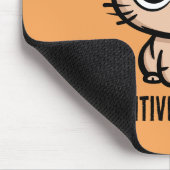 Passief perfect, mooi mangakitten muismat (Hoek)