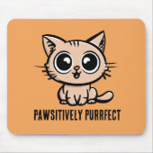 Passief perfect, mooi mangakitten muismat (Voorkant)