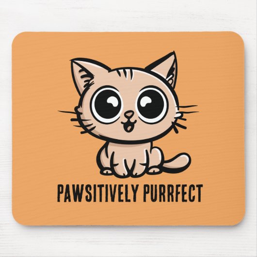 Passief perfect, mooi mangakitten muismat (Voorkant)