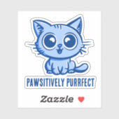 Passief perfect, mooi mangakitten sticker (Vel)