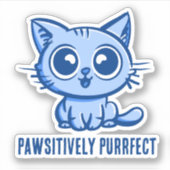 Passief perfect, mooi mangakitten sticker (Voorkant)