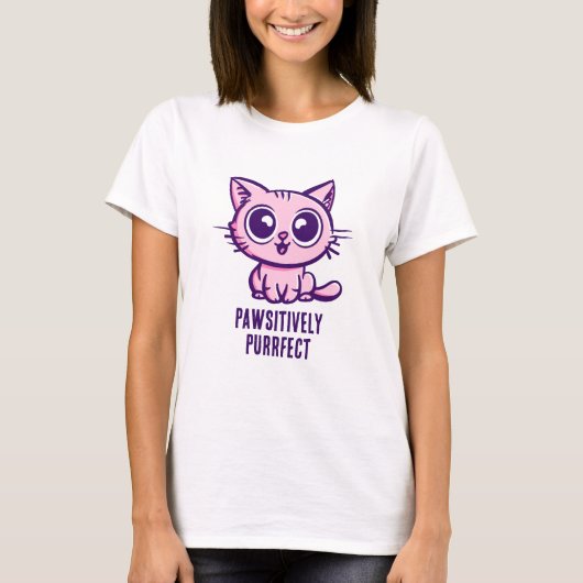 Passief perfect, mooi mangakitten t-shirt (Voorkant)