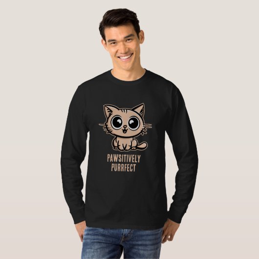 Passief perfect, mooi mangakitten t-shirt (Voorkant volledig)