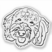 passief poedel sticker (Voorkant)