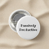 Passief Productieve Grappige Kantoor Speld Ronde Button 3,2 Cm