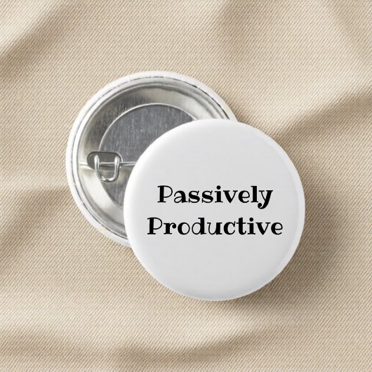 Passief Productieve Grappige Kantoor Speld Ronde Button 3,2 Cm