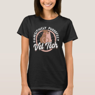 Passief Purfect Vet Tech veterinair schattig voor T-shirt