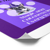 "Passief Schattig Halloween Poster" Poster (Hoek)