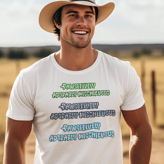 Passief schattig ondeugend t-shirt