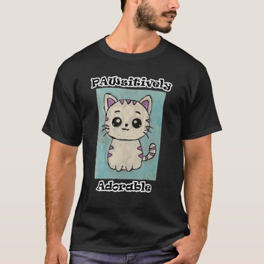 Passief Schattig T-shirt (Voorkant)