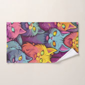 Passief Stijlvol: Street Cats Patroon Handdoek (Handdoek)