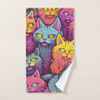 Passief Stijlvol: Street Cats Patroon Handdoek