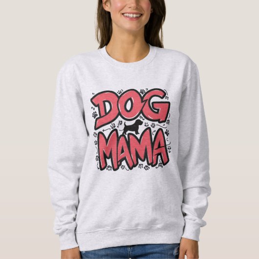 Passief trotse hond mama trui (Voorkant)